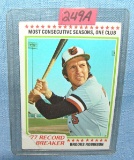 Brooks Robinson all star baseball card