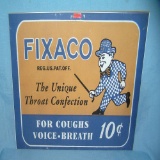 Fixaco throat convection retro style advertising sign