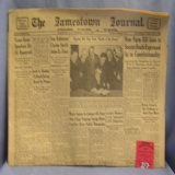 Group of vintage newspapers