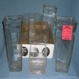 Large box of estate vases and accessories