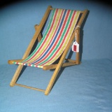 Great early salesman sample beach chair