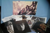 Collection of rock and roll photographic clippings