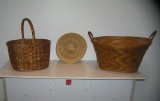 Group of baskets