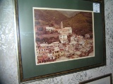 Vintage framed print