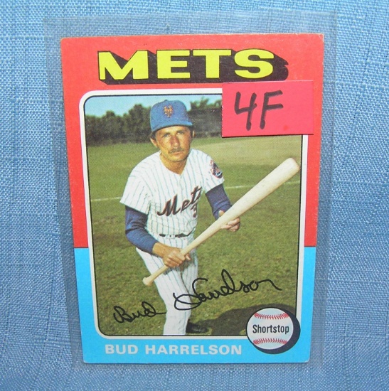 Vintage Bud Harrelson all star baseball card