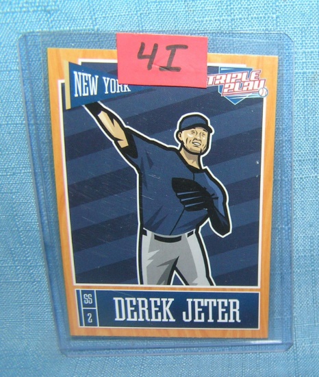 Vintage Derek Jeter all star baseball card