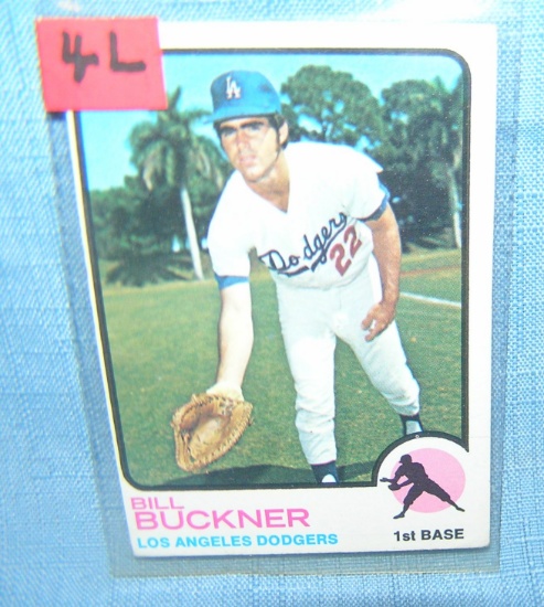 Vintage Bill Buckner all star baseball card