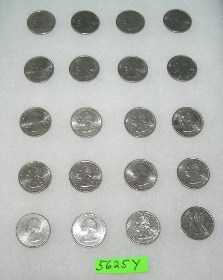 Group of US state quarters