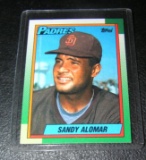 Sandy Alomar rookie baseball card