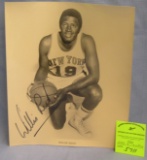 Early Willis Reed basketball photo