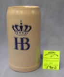 Vintage German H & B beer stein