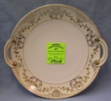 Early gold decorated Noritake hand painted platter