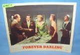 Lucy & Desi Arnaz movie poster Forever Darling 1956