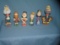 Collection of religious bobble head figures