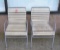 Pair of 1950's lawn chairs all cast aluminum