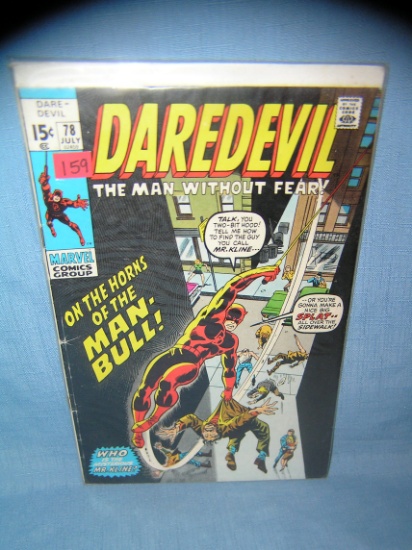 Early Marvel Daredevil comic book featuring Man Bull