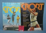 Pair of vintage sports magazines