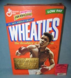 Muhammed Ali boxing champion Wheaties cereal box
