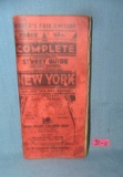 Early 1939 NY World's Fair complete street guide