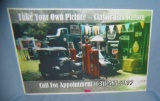 Old time gas station retro style photo sign
