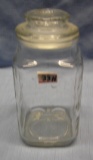 Vintage all glass country store style candy jar