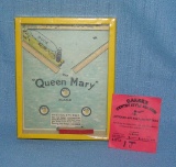Queen Mary puzzle dexterity toy circa 1940's