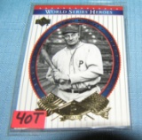 Honus Wagner retro style baseball card