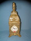 Decorative figural dome clock