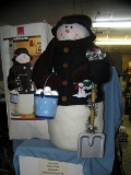 Large decorative snowman