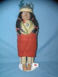 Native American Indian chief Skookum doll