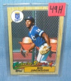 Bo Jackson rookie baseball card