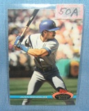 Juan Gonzalez rookie baseball card