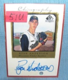 Ryan Anderson autographed rookie baseball card