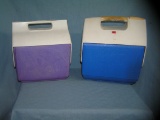 Pair of quality Igloo work or picnic coolers