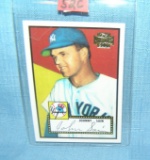 Johnny Sain retro style baseball card