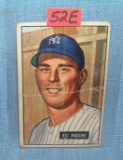 Vintage Vic Raschi Bowman baseball card
