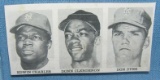 Group of 3 vintage NY Mets baseball mini cards