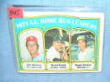 Reggie Jackson home run leader baseball card