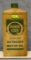 Quaker State outboard motor oil container
