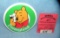 Winnie the Pooh Disneyland pictural pin back button