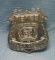 Vintage Dominican Republic police badge