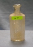 Antique medicine bottle from Port Jefferson NY