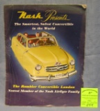 Vint. Nash Rambler advertising catalog/poster