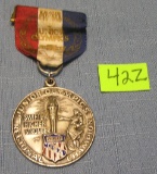 Vint. Jr. Olympics silver award medal and ribbon