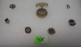 Early Masonic and misc. lodge pins and medals