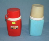 Pair of vintage Thermos bottles