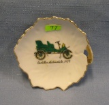 Early Cadillac horseless carriage dish