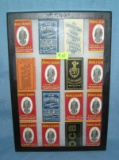 Collection of tobacco advertising rolling paper packets