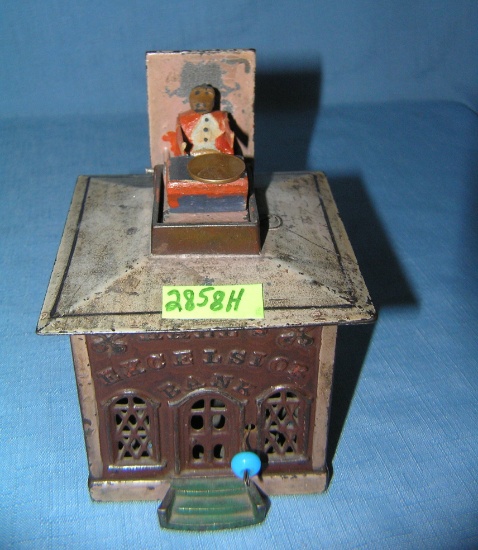 Antique Halls Excelsior mechanical bank