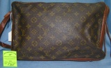 Early all leather Louis Vuitton handbag
